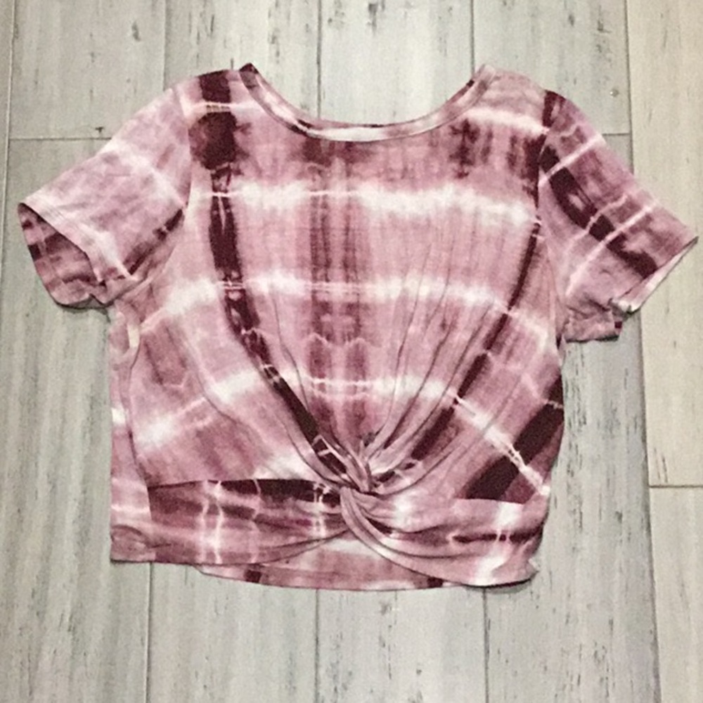 Tie-dye crop top